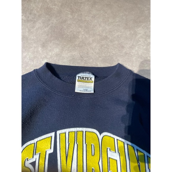 Vintage West Virginia Mountaineers University Graphic Crewneck Sweater - Picture 3 of 7